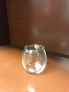glass votive holder