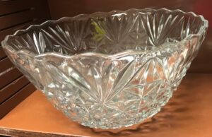 punch bowl and glasses